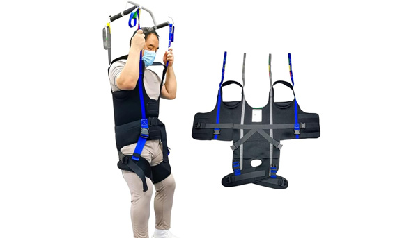Walking assist sling providing secure torso support