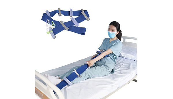 Bed ladder helping with independent bed exits